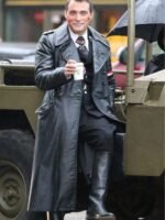 Rufus Sewell The Man in the High Castle Long Leather Coat