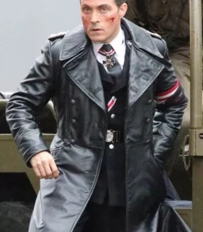 Rufus Sewell The Man in the High Castle Long Leather Coat