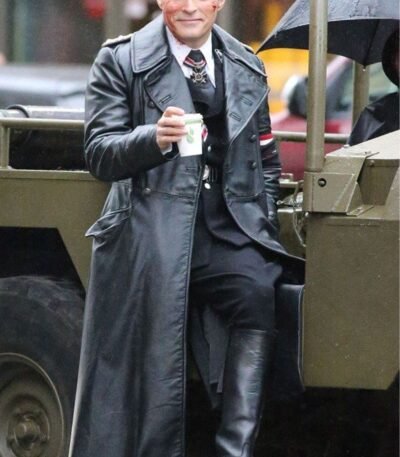 Rufus Sewell The Man in the High Castle Long Leather Coat