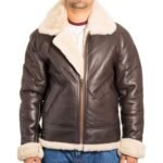 Russell Dark Brown SF Aviator Sheepskin Pilot Jacket