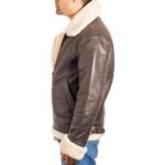 Russell Dark Brown SF Aviator Sheepskin Pilot Jacket