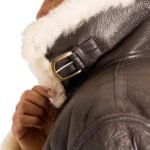 Russell Dark Brown SF Aviator Sheepskin Pilot Jacket