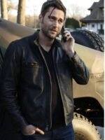 Ryan Eggold The Blacklist Tom Keen Leather Black Jacket