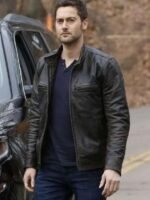 Ryan Eggold The Blacklist Tom Keen Leather Black Jacket