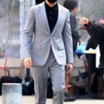 Ryan Gosling The Gray Man 2022 Notch Collar Formal Grey Suit