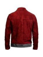 Ryan Reynolds The Adam Project Maroon Suede Jacket