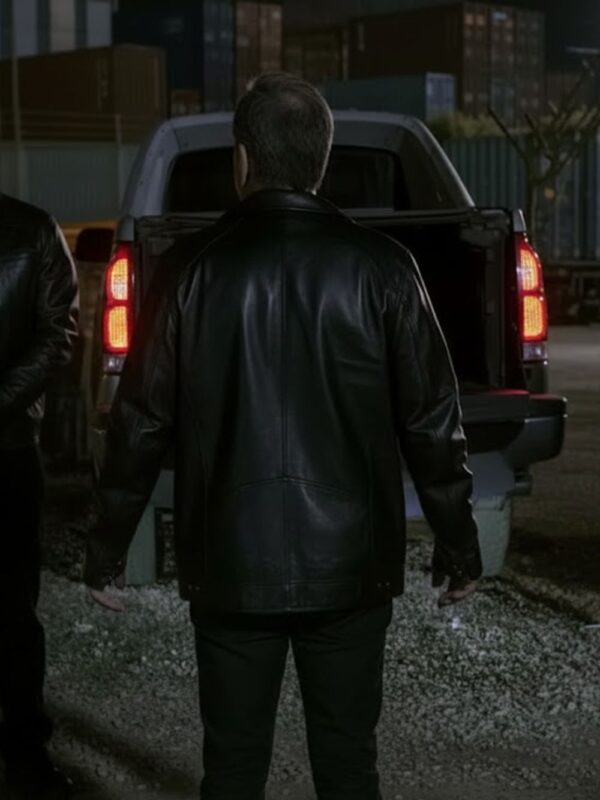 S.W.A.T. Raff Anoushian Black Leather Jacket