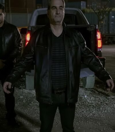 S.W.A.T. Raff Anoushian Black Leather Jacket