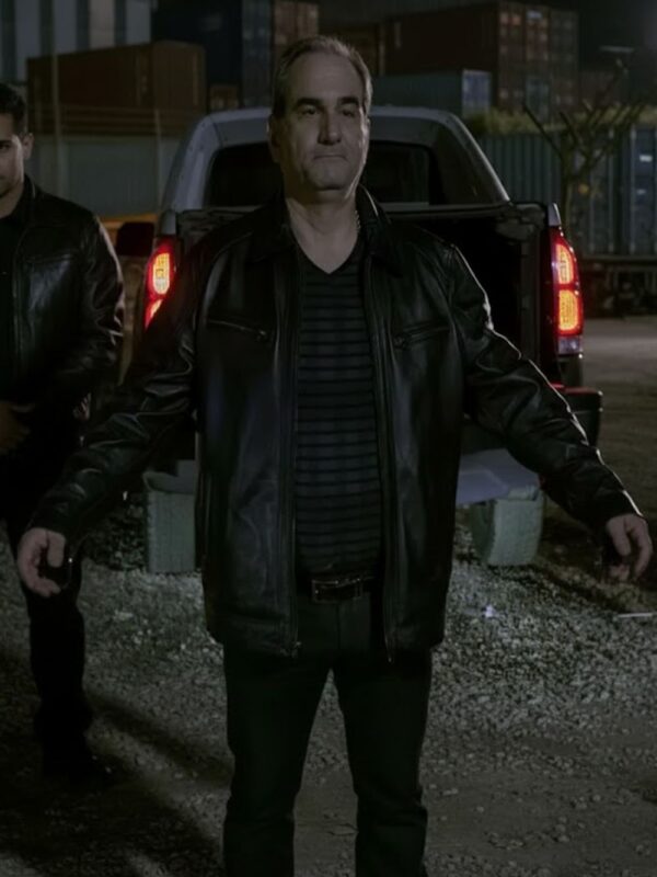 S.W.A.T. Raff Anoushian Black Leather Jacket