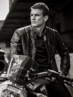 S.W.A.T. S03 Alex Russell Black Leather Jacket