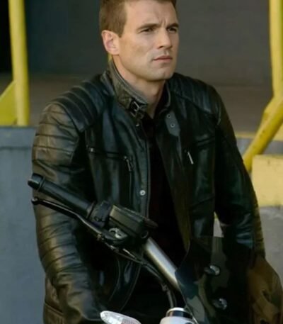 S.W.A.T. S03 Alex Russell Black Leather Jacket