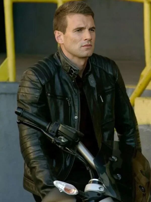 S.W.A.T. S03 Alex Russell Black Leather Jacket