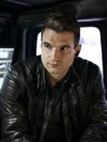S.W.A.T. S03 Alex Russell Black Leather Jacket