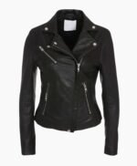 S.W.A.T. S05 Lina Esco Moto Black Leather Jacket