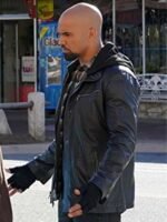 S.W.A.T. S06 Shemar Moore Black Leather Jacket