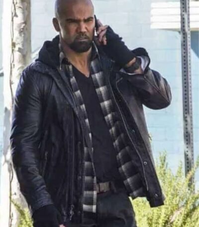 S.W.A.T. S06 Shemar Moore Black Leather Jacket