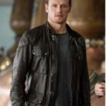 SAS Red Notice Tom Buckingham Black Leather Jacket