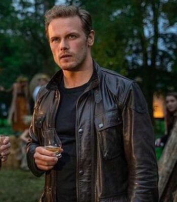 SAS Red Notice Tom Buckingham Black Leather Jacket