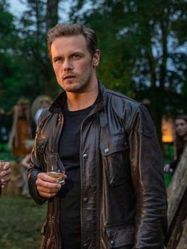 SAS Red Notice Tom Buckingham Black Leather Jacket