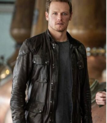 SAS Red Notice Tom Buckingham Black Leather Jacket