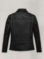 Salma Hayek The Hitman's Wife's Bodyguard Leather Black Jacket