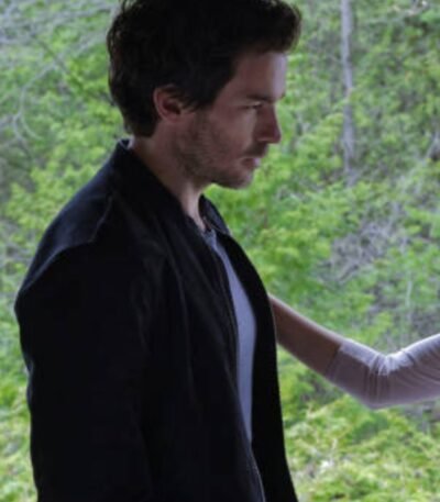 Salvation Santiago Cabrera Black Suede Leather Jacket