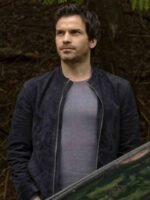 Salvation Santiago Cabrera Black Suede Leather Jacket