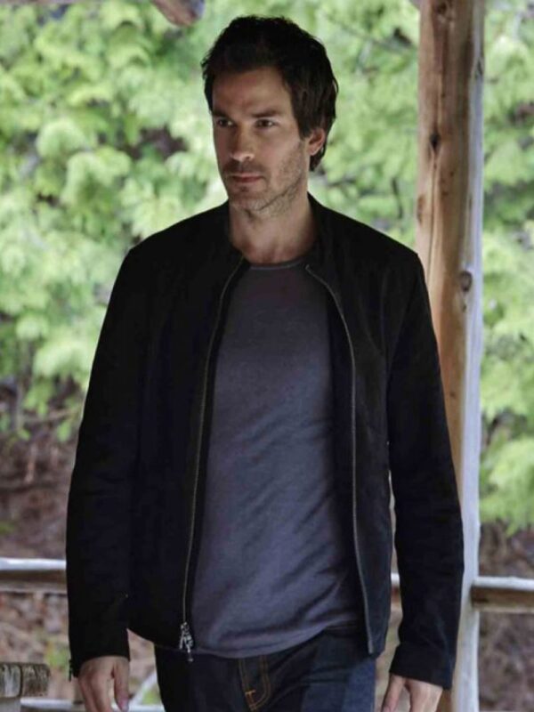 Salvation Santiago Cabrera Black Suede Leather Jacket
