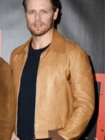 Sam Heughan Bloodshot Event Bomber Jacket