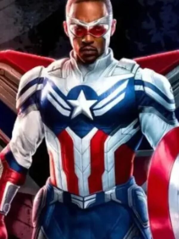 Sam Wilson Captain America Brave New World 2025 Leather Jacket