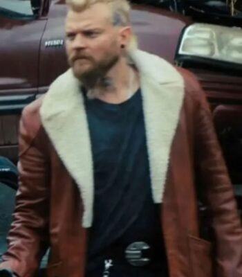 Samaritan 2022 Cyrus Fur Collar Leather Jacket