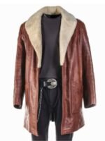 Samaritan 2022 Cyrus Fur Collar Leather Jacket