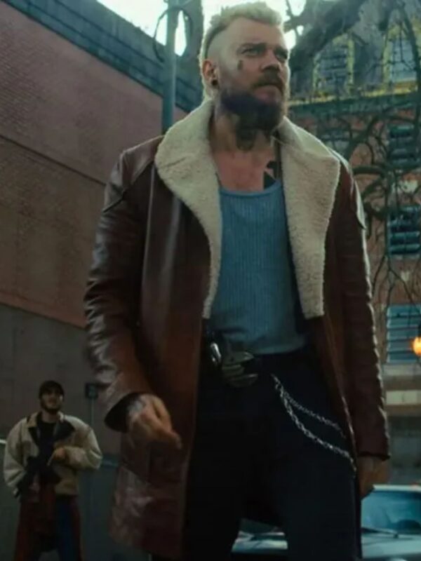 Samaritan 2022 Cyrus Fur Collar Leather Jacket
