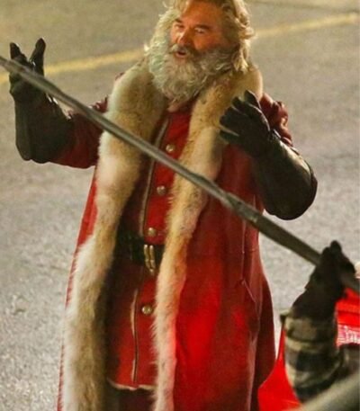 Santa Claus The Christmas Chronicles Shearling Fur Long Coat