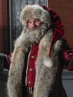 Santa Claus The Christmas Chronicles Shearling Fur Long Coat