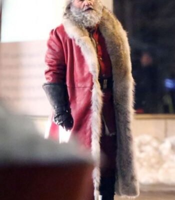 Santa Claus The Christmas Chronicles Shearling Fur Long Coat