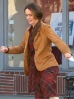 Sarah Paulson Bird Box Jessica Suede Blazer