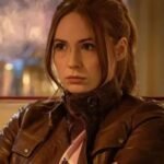 Scarlet Gunpowder Milkshake Leather Brown Jacket