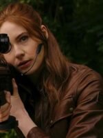 Scarlet Gunpowder Milkshake Leather Brown Jacket
