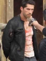 Scott Adkins John Wick Chapter 4 Black Leather Jacket