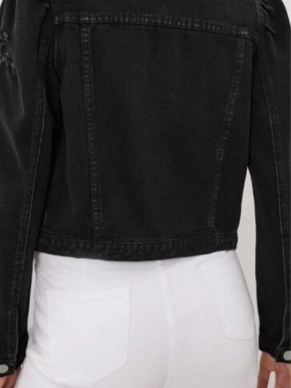 Scream Amber Freeman Black Denim Trucker Jacket