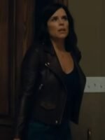Scream Neve Campbell Black Biker Leather Jacket