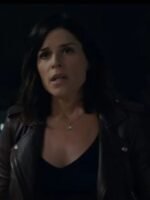 Scream Neve Campbell Black Biker Leather Jacket