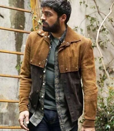 Sean Teale The Gifted Suede Leather Brown Jacket
