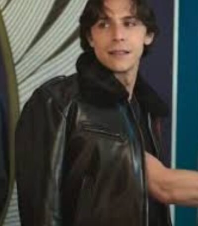 Sebastián Langarica Rebelde Black Leather Jacket