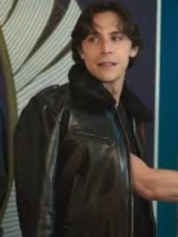 Sebastián Langarica Rebelde Black Leather Jacket