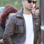 Sebastian Stan 355 Leather Jacket