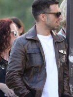 Sebastian Stan 355 Leather Jacket