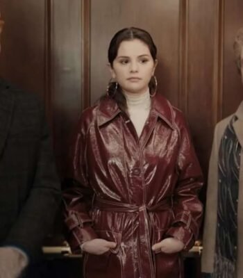 Selena Gomez Only Murders In The Building Leather Coat