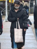 Selena Gomez Only Murders In The Building Long Parachute Puffer Coat